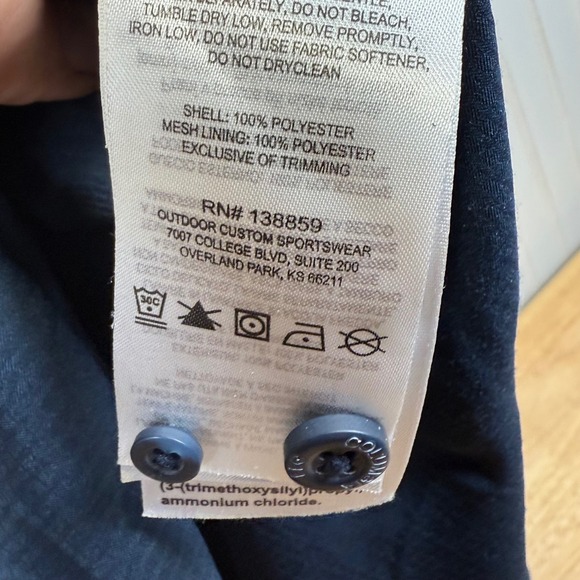 Columbia Tamiami SS PFG Fishing Shirt Navy Blue Atlanta Braves Mens XXL - Picture 7 of 11